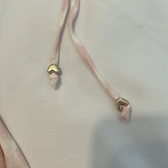 AFRM szXL pink & white leopard print maxi dress w/cutout side & lace up back GUC - Picture 12 of 16